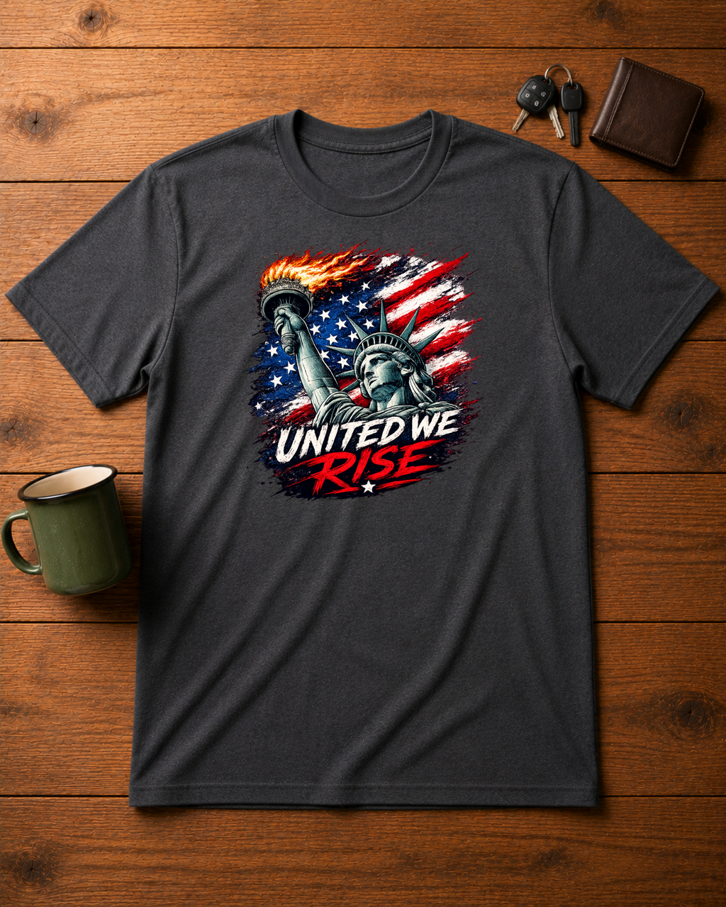 United We Rise T-Shirt | Patriotic American Pride Tee